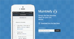 Desktop Screenshot of mumblefy.com